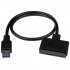 StarTech.com Adaptateur USB 3.1 (10 Gb/s) pour disque dur SATA avec UASP - Câble USB 3.1 vers HDD / SSD SATA III 6 Gb/s - Contrôleur de stockage - 2.5" - SATA 6Gb/s - USB 3.1 (Gen 2) - noir 
