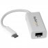 Startech Adaptateur USB C vers Gigabit Ethernet - Compatible Thunderbolt 3 - Support du pilote natif pour MacBook Windows et Chrome OS - Adaptateur réseau - USB-C - Gigabit Ethernet - blanc 