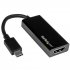 StarTech.com USB C to HDMI Adapter - USB 3.1 Type C Converter - 4K 30Hz UHD - Adaptateur vidéo - 24 pin USB-C mâle pour HDMI femelle - 14.7 cm - noir - support 4K30Hz (3840 x 2160) - pour P/N: BNDTB10GI, BNDTB210GSFP, BNDTB410GSFP, BNDTB4M2E1, BNDTBUSB314 
