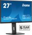 iiyama ProLite XUB2797QSN-B2 - Écran LED - 27" - 2560 x 1440 QHD @ 100 Hz - IPS - 300 cd/m² - 1300:1 - 1 ms - HDMI, DisplayPort, USB-C - haut-parleurs - noir, mat 