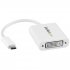 StarTech.com Adaptateur vidéo USB Type-C vers DVI - Convertisseur USB-C vers DVI-I - M/F - 1920x1200 - Blanc (CDP2DVIW) - Adaptateur vidéo externe - USB-C - DVI - blanc - pour P/N: TB4CDOCK 