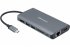 DEXLAN Dock USB Type-C HDMI+DP 4K-LAN-HUB+SD2.0+Charg.PD3.0 