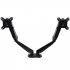 StarTech.com Support de bureau pour 2 écrans jusqu'à 30" - Bras articulés multidirectionnels à fixation bureau - Support moniteur double - Kit de montage - bras réglable - pour Écran LCD - aluminium - noir - Taille d'écran : 12"-32" - montrable sur bureau 