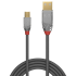 Lindy Câble USB 2.0 Type A vers Mini-B, Cromo Line, 0.5m 