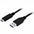 StarTech.com Câble USB-A vers USB-C de 1 m - Cordon USB A vers USB C - USB Type C - M/M - USB 3.0 (5 Gb/s) - Câble USB - USB (M) pour USB-C (M) - USB 3.0 - 1 m - noir - pour P/N: HB30A3A1CST, HB30C3A1CST, HB30C5A2CSC, HB30C5A2CST, HBS304A24A, MST30C2HDPPD 