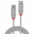 Lindy Rallonge USB 2.0 type A, Anthra Line, Gris, 0.2m 