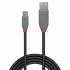Lindy Câble USB 2.0 type A vers Mini-B, Anthra Line, 2m - disponible 15 jours 