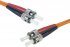 Jarretière optique duplex HD multi OM1 62,5/125 ST-UPC/ST-UPC orange - 3 m 
