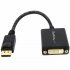 StarTech DisplayPort DVI - Passif - Adaptateur vidéo DisplayPort vers DVI - 1080p - DP vers DVI-D - Convertisseur DP - 1080p - Adaptateur DisplayPort - DisplayPort (M) pour DVI-I (F) - 15.2 cm - noir - pour P/N: DK30C2DPEPUE, DK30C2DPPD, DK30C2DPPDUE, DK3 
