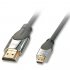 Lindy Câble HDMI® CROMO®, compatible HDMI 2.0 Ultra HD, avec Ethernet, type A/D, 2m 