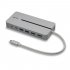 Lindy DST-Mx Duo, Mini Docking Station USB-C pour Laptop/MacBook avec prise en charge 4K sur deux écrans et charge 100W 