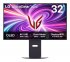 LG UltraGear 32GS95UV-B - Moniteur OLED - jeux - 32" (31.5" visualisable) - 3840 x 2160 UHD @ 240 Hz - 1300 cd/m² - 1500000:1 - DisplayHDR 400 True Black - 0.03 ms - 2xHDMI, DisplayPort - haut-parleurs 