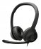 Logitech H390 - Micro-casque - sur-oreille - filaire - USB-C - noir 