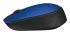 Logitech M171 - Souris - droitiers et gauchers - sans fil - 2.4 GHz - récepteur sans fil USB - noir, bleu 