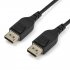 StarTech Câble vidéo DisplayPort 1.4 de 2 m - Certifié VESA (DP14MM2M) - Câble DisplayPort - DisplayPort (M) verrouillé pour DisplayPort (M) verrouillé - DisplayPort 1.4 - 2 m - support 8K - noir - pour P/N: CDP2DPHD, SV231QDPU34K, TB32DP14 