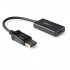 StarTech.com Adaptateur DisplayPort vers HDMI 4K 60 Hz avec HDR - Convertisseur DP 1.4 vers HDMI 2.0b - Noir - DP2HD4K60H - Adaptateur vidéo - DisplayPort mâle verrouillé pour HDMI femelle - 25.16 cm - blindé - noir - support 4K - pour P/N: ST121HD20FXA, 
