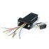 StarTech.com Adapteur Modulaire DB9 Mâle vers RJ45 Femelle Noir - DB9 à RJ45 M/F - Adaptateur série - DB-9 (M) pour RJ-45 (F) - pour StarTech.com 16 Port Enhanced RS232 Serial Console Server 