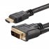 StarTech.com Câble HDMI vers DVI de 1,8 m, câble d'affichage DVI-D vers HDMI (1920 x 1200p), noir, adaptateur de câble HDMI mâle vers DVI-D mâle 19 broches, câble de moniteur numérique, M/M, lien unique - cordon DVI vers HDMI (HDMIDVIMM6) - Câble adaptate 