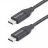 StarTech.com Câble USB C - 3 m - USB-C vers USB-C - USB 2.0 - Câble de charge USB - Cordon USB Type-C - Câble USB - USB-C (M) pour USB-C (M) - Thunderbolt 3 / USB 2.0 - 3 m - noir - pour P/N: DKT30CHD 