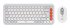 Logitech POP Icon Combo - Ensemble clavier et souris - sans fil - Bluetooth LE - AZERTY - Français - blanc cassé, orange 