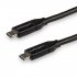 StarTech Câble USB-C vers USB-C avec Power Delivery 5A de 3 m - Cordon USB 2.0 Type-C certifié USB-IF - Noir - Câble USB - USB-C (M) pour USB-C (M) - Thunderbolt 3 / USB 2.0 - 5 A - 3 m - noir 