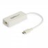 Cet adaptateur USB-C Ethernet vous connecte à un réseau Gigabit grâce au port USB-C ou Thunderbolt 3 de votre ordinateur portable ou de votre ordinateur de bureau et il ajoute une connectivité pour un périphérique USB (Type-A) supplémentaire. C"est le co 