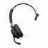 Jabra Evolve2 65 UC Mono - Micro-casque - sur-oreille - convertible - Bluetooth - sans fil - USB-C - isolation acoustique - noir 