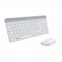 Logitech Slim Wireless Combo MK470 - Ensemble clavier et souris - sans fil - 2.4 GHz - Français - blanc cassé - disponible 24 / 48h 