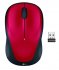 Logitech M235 - Souris - optique - sans fil - 2.4 GHz - récepteur sans fil USB - rouge - disponible 24 / 48h 