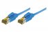 Cordon RJ45 sur câble catégorie 7 S/FTP LSOH snagless bleu - 5 m 