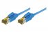 Cordon RJ45 sur câble catégorie 7 S/FTP LSOH snagless bleu - 7,5 m 