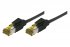 Cordon RJ45 sur câble catégorie 7 S/FTP LSOH snagless noir - 2 m 