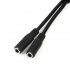 Startech Adaptateur casque avec prises écouteur / microphone séparées - Répartiteur de casque micro - mini jack 4 pôles mâle pour jack mini femelle - 20 cm - noir - pour P/N: DK30A2DH, DK30CHDDPPD, DK30CHDPPDUE, MST30C2HDPPD, USB3SMDOCK4K, USB3VDOCKD 