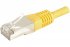 DEXLAN Cordon RJ45 catégorie 6A F/UTP jaune - 0,15 m 