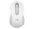 Logitech Signature M650 L LEFT - Souris - grande taille - pour gauchers - optique - 5 boutons - sans fil - 2.4 GHz, Bluetooth - récepteur USB Logitech Logi Bolt - blanc cassé 