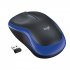 Logitech M185 - Souris - optique - sans fil - 2.4 GHz - récepteur sans fil USB - bleu 