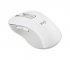Logitech Signature M650 L - Souris - grande taille - optique - 5 boutons - sans fil - 2.4 GHz, Bluetooth - récepteur USB Logitech Logi Bolt - blanc cassé 