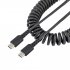 20in USB C Charging Cable Coiled M/M - disponible 24 / 48h 