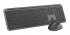 Logitech Signature Slim Combo MK950 for Business - Ensemble clavier et souris - 100% - full size - sans fil - Bluetooth 5.1 LE - AZERTY - Français - graphite 