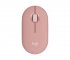 Logitech Pebble Mouse 2 M350s - Souris - optique - 3 boutons - sans fil - Bluetooth 5.2 LE - rose ton sur ton 