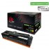 UPRINT TONER REMANUFACTURES HP 207X-REMPLACE W2212X PUCE ORIGINE SANS NIVEAU JAUNE 