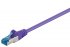 MicroConnect S/FTP CAT6A 15M Purple LSZH PIMF( Pairs in metal foil) 
