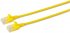MicroConnect U/UTP CAT6 0.15M Yellow Slim,  Unshielded Network Cable, 