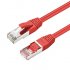MicroConnect S/FTP CAT6 1m Red LSZH PiMF (Pairs in metal foil) 