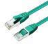 MicroConnect F/UTP CAT6 10m Green LSZH Outer Shield : Foil screening 
