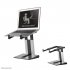 Neomounts by Newstar foldable laptop stand -  Silver/ black laptop stand, 