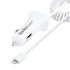 StarTech.com Lightning Car Charger With  Coiled Cable, 1M Coiled 