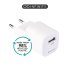 eSTUFF INFINITE (GRS) USB-A Charger  EU 12W. 1 x USB-A. White. 98% 