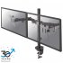 Neomounts FPMA-D550DBLACK, Full Motion  Dual Desk Mount (Clamp &  - disponible 15 jours 