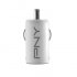 PNY SINGLE USB CAR CHARGER WHITE 5 VOLT DC OUTPUT AT 2.4A 